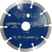 Диск алмазный Solga Diamant PROFESSIONAL сегментный (железобетон) 125мм/22,23